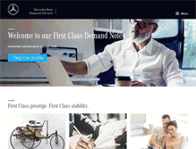 Tablet Screenshot of firstclassdemandnotes.com